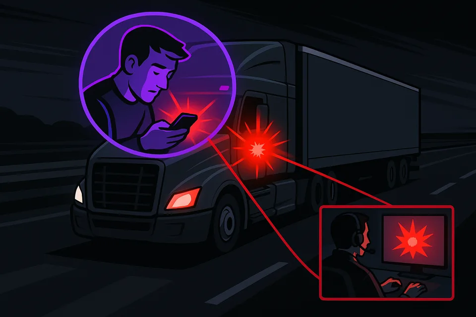 Alerta ante una señal de distracción o somnolencia