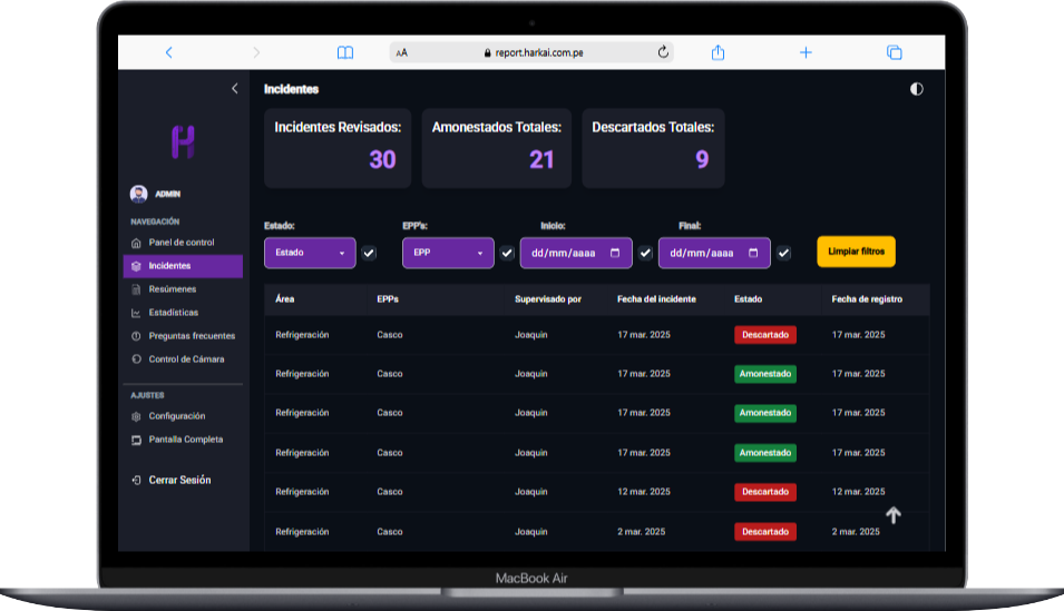 Reportes y Estadísticas