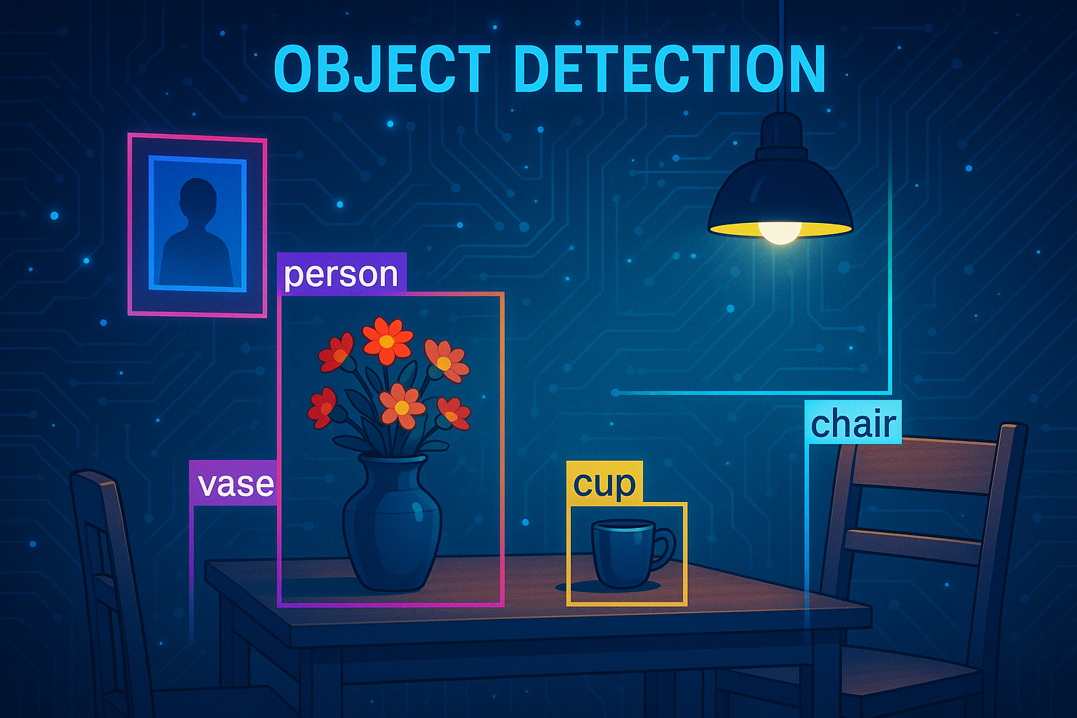 Trabajador con alerta de IA