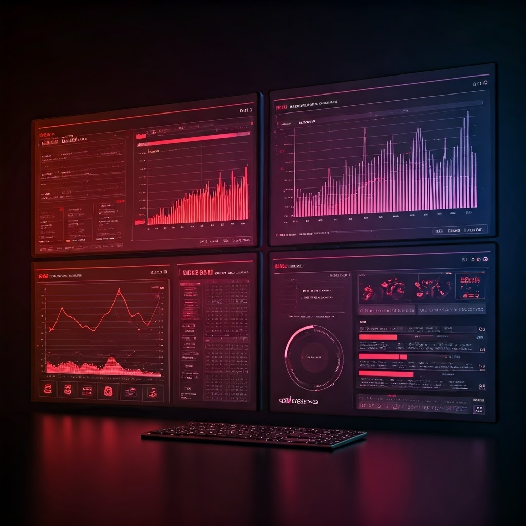 Panel de monitoreo y reportes